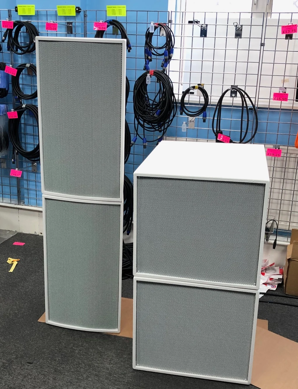 Custom white S118 and MT1514 system