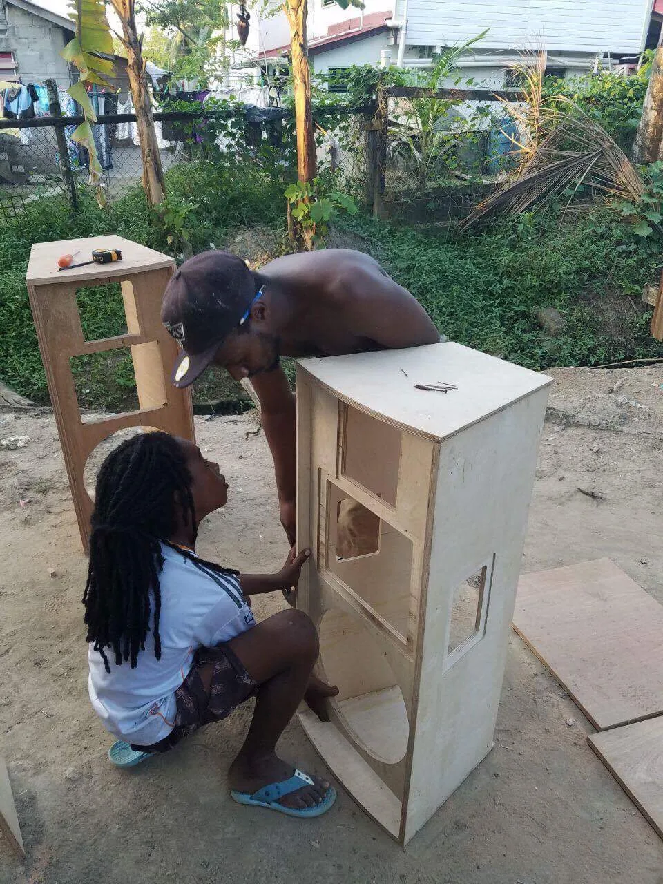 Customer cabinet assembly in Ghana
