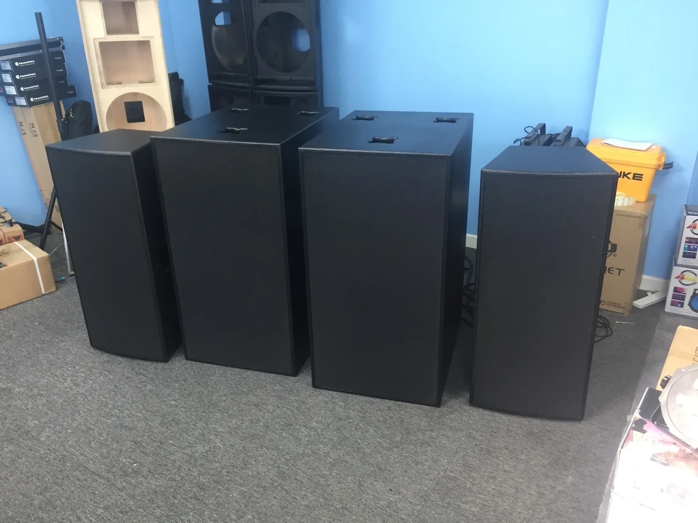 Finished MT1581 cabinets together in the workshop