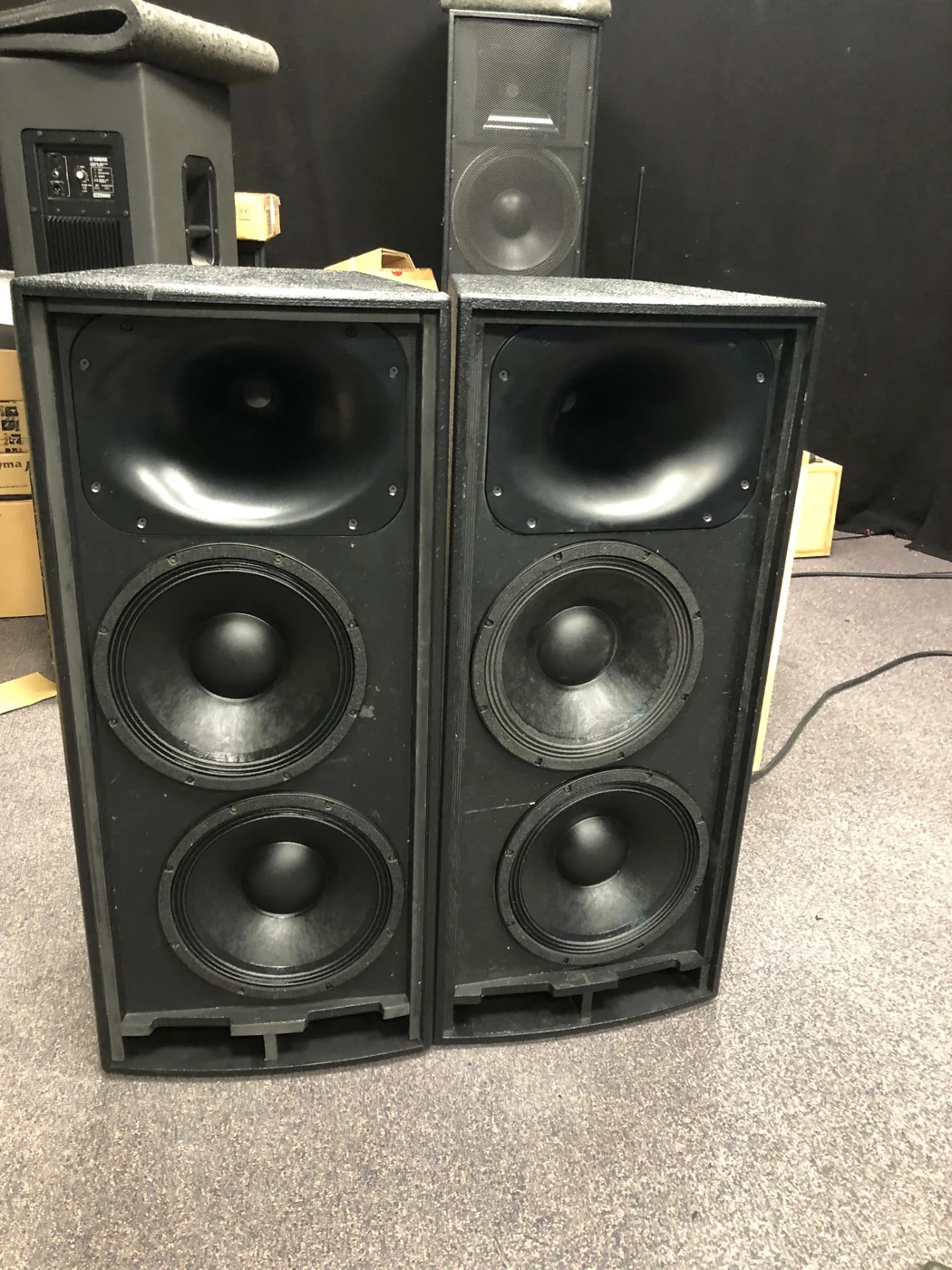 Completed pair of MT2214 loudspeakers