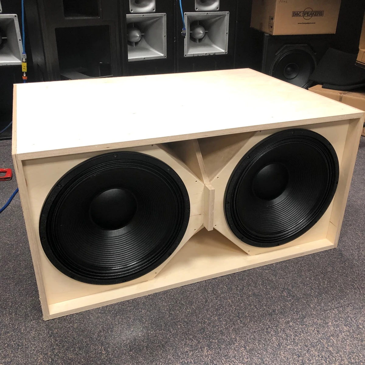 SB218 prototype with both drivers fitted