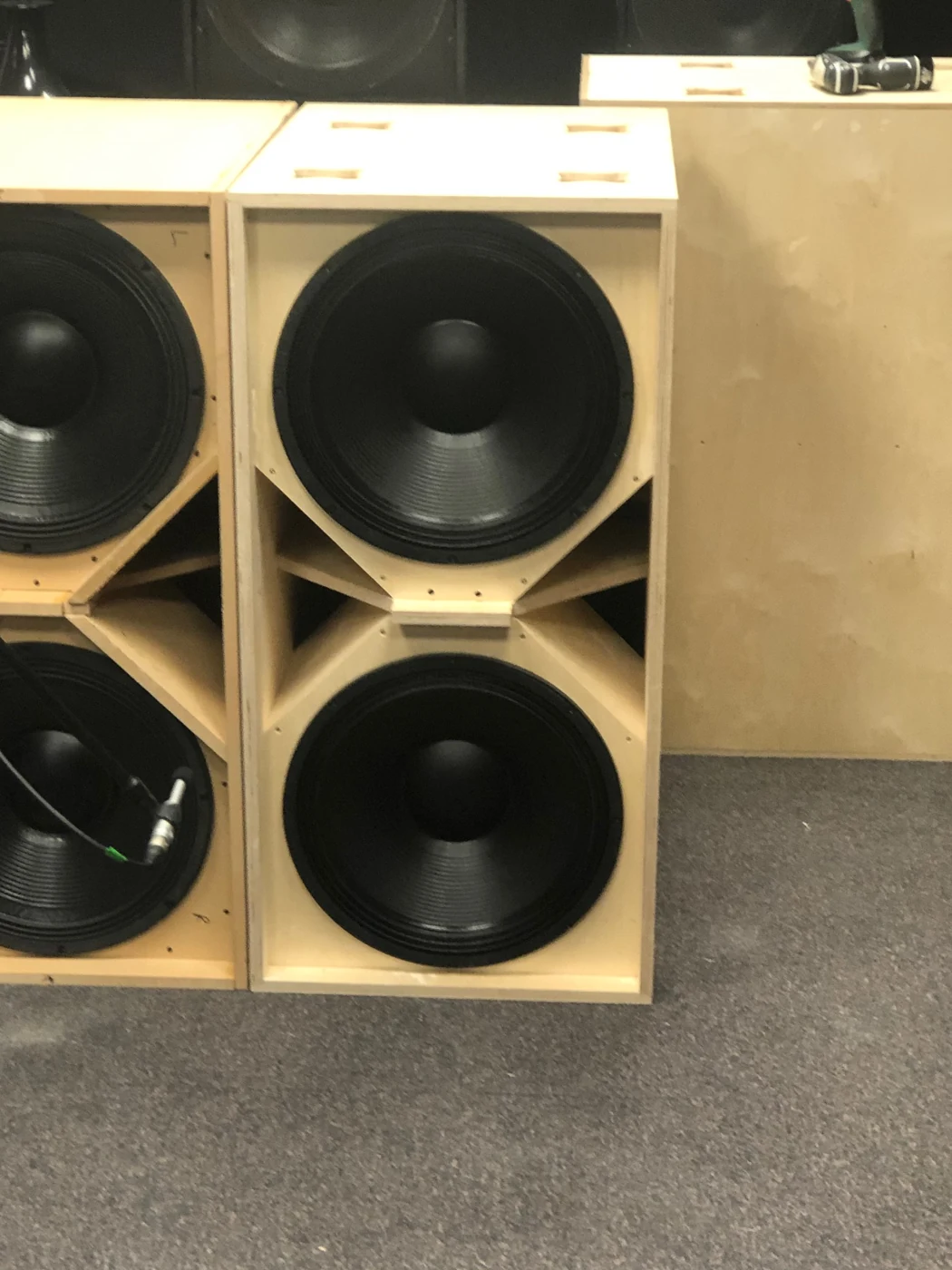 SB218 prototypes in the test room
