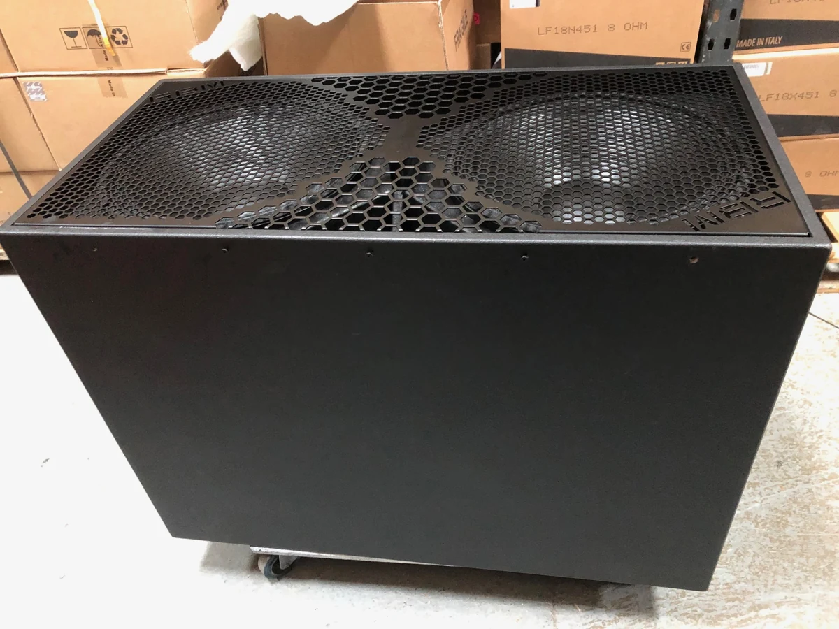 Completed JAM Systems SB218 dual 18-inch subwoofer
